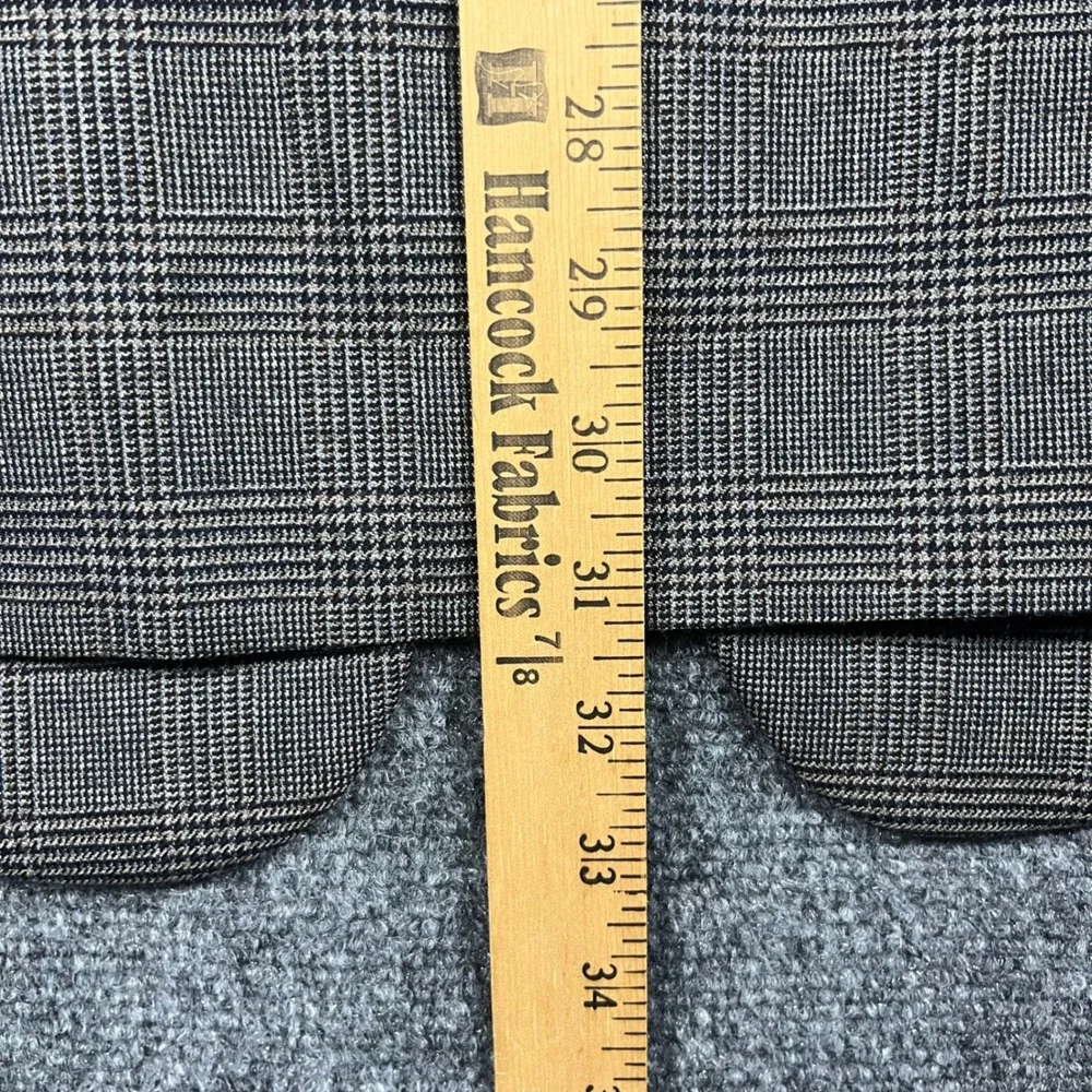 Jos. A. Bank Sport Coat Mens‎ 40L Gray Glen Plaid Traveler's Collection